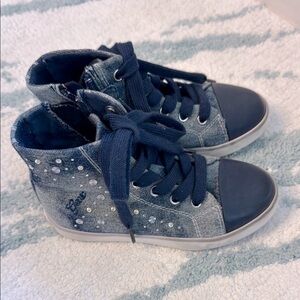Geox Kids Shoes in Denim Blue